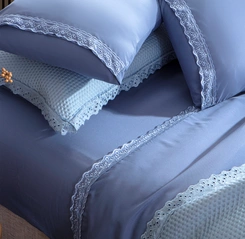 Jogo De Cama Casal Romantic Bordado Inglês Corttex
