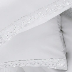 Jogo De Cama Casal Romantic Bordado Inglês Corttex