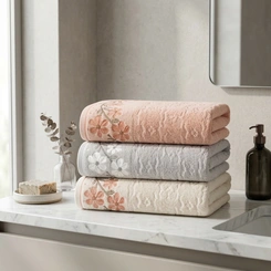 Toalha De Banho Jacquard Eva Dohler