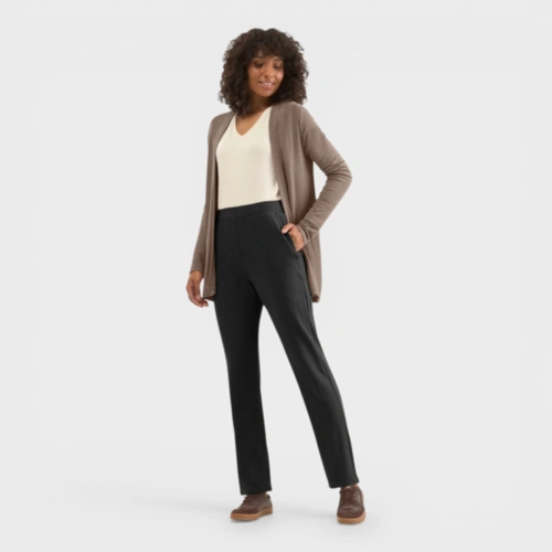Cardigan Alongado Básico Feminino Tricot Rovitex
