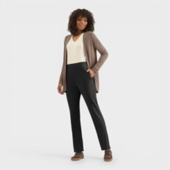 Cardigan Alongado Básico Feminino Tricot Rovitex