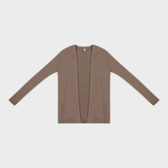 Cardigan Alongado Básico Feminino Tricot Rovitex
