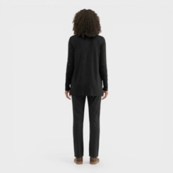 Cardigan Alongado Básico Feminino Tricot Rovitex
