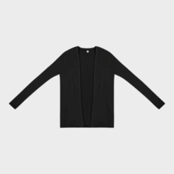 Cardigan Alongado Básico Feminino Tricot Rovitex