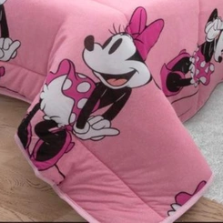 Edredom Solteiro Infantil Mickey E Minnie Portallar