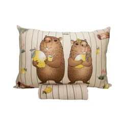 Jogo De Cama Solteiro Infantil Capivara Portallar