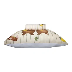 Jogo De Cama Solteiro Infantil Capivara Portallar
