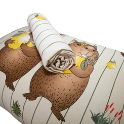 Jogo De Cama Solteiro Infantil Capivara Portallar