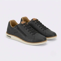 Sapatênis Masculino BR Sport Casual Ziper Lateral