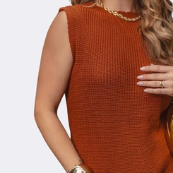Colete Feminino - Tricot Macio e Corte Moderno