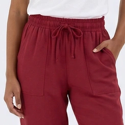 Calça Jogger Feminina Em Viscose