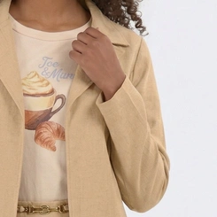 Blazer Feminino Estruturado Em Vicose