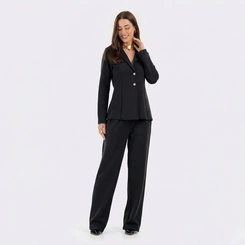 Blazer Feminino Em Piquet Slim