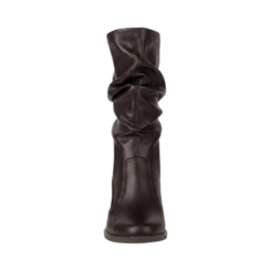Bota Feminina Casual Cano Médio Com Salto Bloco Mississipi