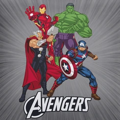 Almofada Decorativa Vigadores Avengers Infantil