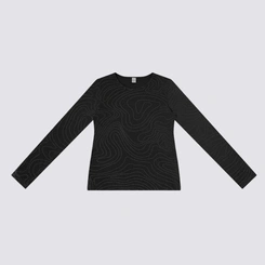 Blusa Feminina Estampada Manga Longa Rovitex
