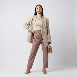 Calça Feminina Reta Ponto Roma Endless