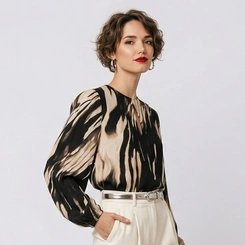 Blusa Feminina Estampada Manga Longa Endless