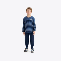 Conjunto Moletom Infantil Menino Inverno Manga Longa 2 Peças Rovitex