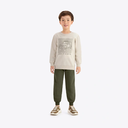 Conjunto Infantil Menino Moletom Manga Longa 2 Peças Rovitex