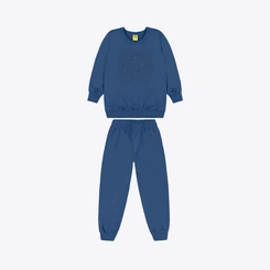 Conjunto Infantil Menino Moletom Manga Longa 2 Peças Rovitex