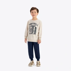 Conjunto Infantil Menino Moletom Manga Longa Rovitex