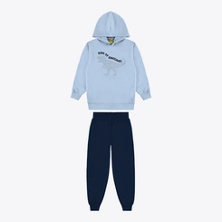 Conjunto Infantil Menino Moletom 2 Peças Algodão Rovitex