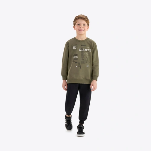 Conjunto Infantil Moletom Menino Manga Longa 2 Peças Rovitex