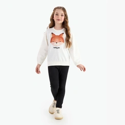 Conjunto Infantil Menina Manga Longa Raposa Rovitex