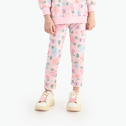 Conjunto Infantil Menina Moletom Manga Longa Estampado Rovitex