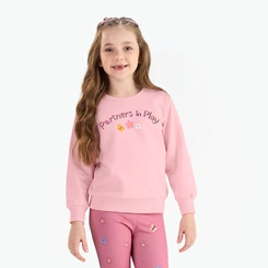 Conjunto Infantil Menina Moletom Manga Longa Com Legging Rovitex