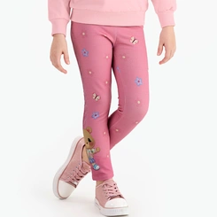 Conjunto Infantil Menina Moletom Manga Longa Com Legging Rovitex