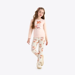Calça Legging Infantil Menina Estampada Raposa Rovitex