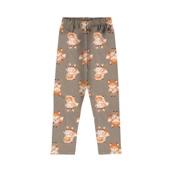 Calça Legging Infantil Menina Estampada Raposa Rovitex