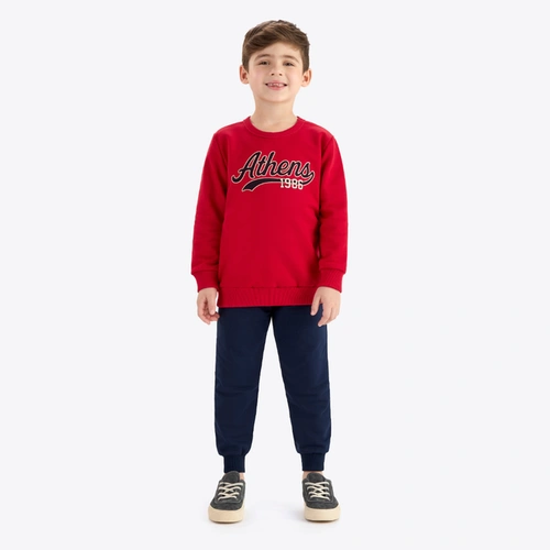 Conjunto Juvenil Menino Moletom Manga longa Athens Rovitex