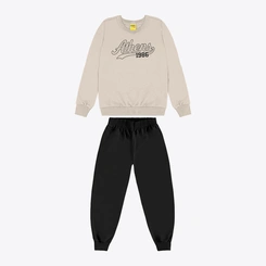 Conjunto Juvenil Menino Moletom Manga longa Athens Rovitex