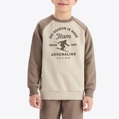Conjunto Juvenil Menino Moletom Manga Longa Rovitex