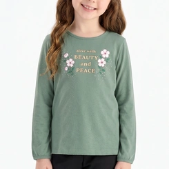 Conjunto Juvenil Menina Manga Longa Beauty And Peace Rovitex