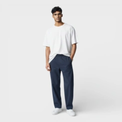 Calça Masculina Básica Em Moletom Plus Size Marô