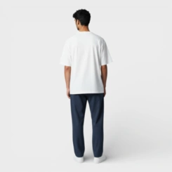 Calça Masculina Básica Em Moletom Plus Size Marô