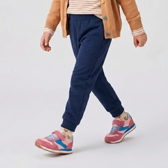 Calça Moletom Menina Infantil Com Punho Upalôo