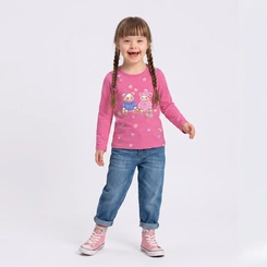 Blusa Infantil Manga Longa Ursinhos Upalôo