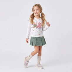 Blusa Infantil Manga Longa Ursinhos Upalôo