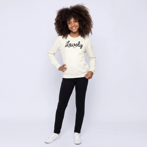 Conjunto Juvenil Feminino Moletom Manga Longa E Legging Lovely Upalôo