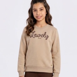 Conjunto Juvenil Feminino Moletom Manga Longa E Legging Lovely Upalôo