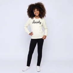 Conjunto Juvenil Feminino Moletom Manga Longa E Legging Lovely Upalôo