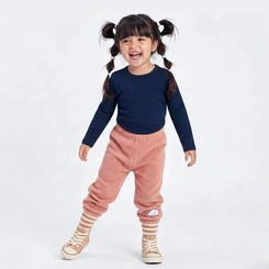 Blusa Bebê Menina Manga Longa Básica Lisa Upalôo