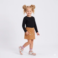 Blusa Bebê Menina Manga Longa Básica Lisa Upalôo