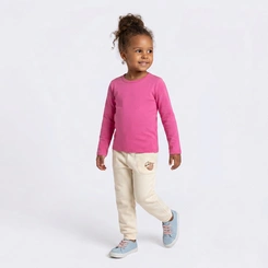 Blusa Bebê Menina Manga Longa Básica Lisa Upalôo