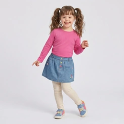 Blusa Infantil Menina Manga Longa Básica Lisa Upalôo